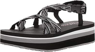 skechers platform flip flops