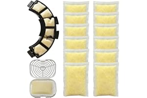 TEURWONE 12 Pack Pet Odor Eliminator Compatible with Whisker OdorTrap Pod, Odor Filters for Litter-Robot and Traditional Litter Boxes