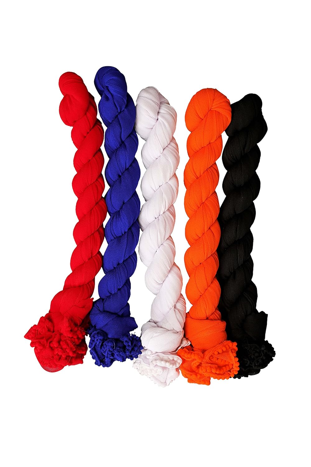 rangreza georgette duppata for woman combo pack of 5 / stoles