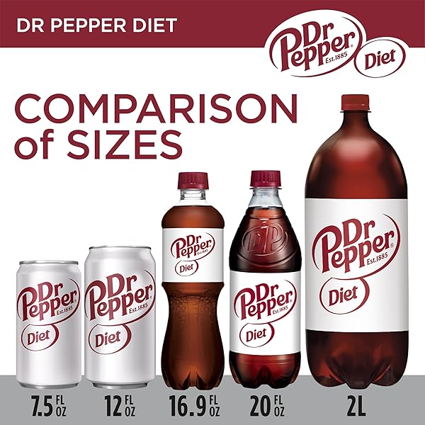 DIET DR PEPPER SODA, 12 FL OZ CANS, 12 PACK