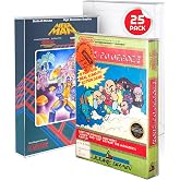 NES Game Storage Case Compatible for Nintendo NES Game Box &ndash; 0.35MM PET NES Cases for Super Mario Bros, Zelda, Duck Hunt, Contra, Metroid (Pack of 25)