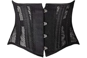 SHAPERX Women's 26 Steel Boned Heavy Duty Waist Shaper,SZ1997-White-XS