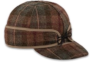 Stormy Kromer The Original Cap, Wool Blend Hat, Warm Winter Outdoor Cap with Flannel Lining, Earflaps, for Men and Women