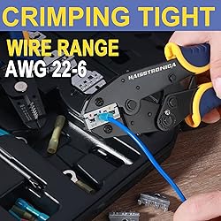 haisstronica 8PCS Crimping Tool Set - Ratchet Wire