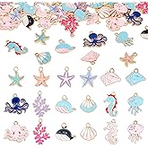 Beadthoven Enamel Charms for Jewelry Making Cute Alloy Enamel Pendants Small Enamel Dangle Charms for Bracelets Necklace Earrings Keychains DIY Supplies