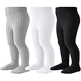Coziwill Socks Baby Tights Toddler Stockings Tights Soft Cotton Cable Knit Baby Girl Tight Leggings Newborn Infant 0-4T