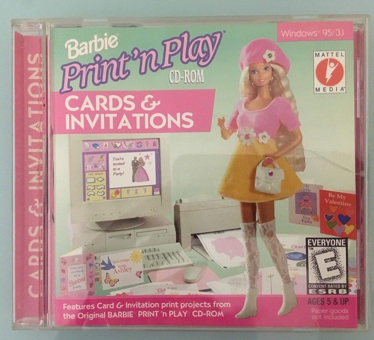 barbie playing cards