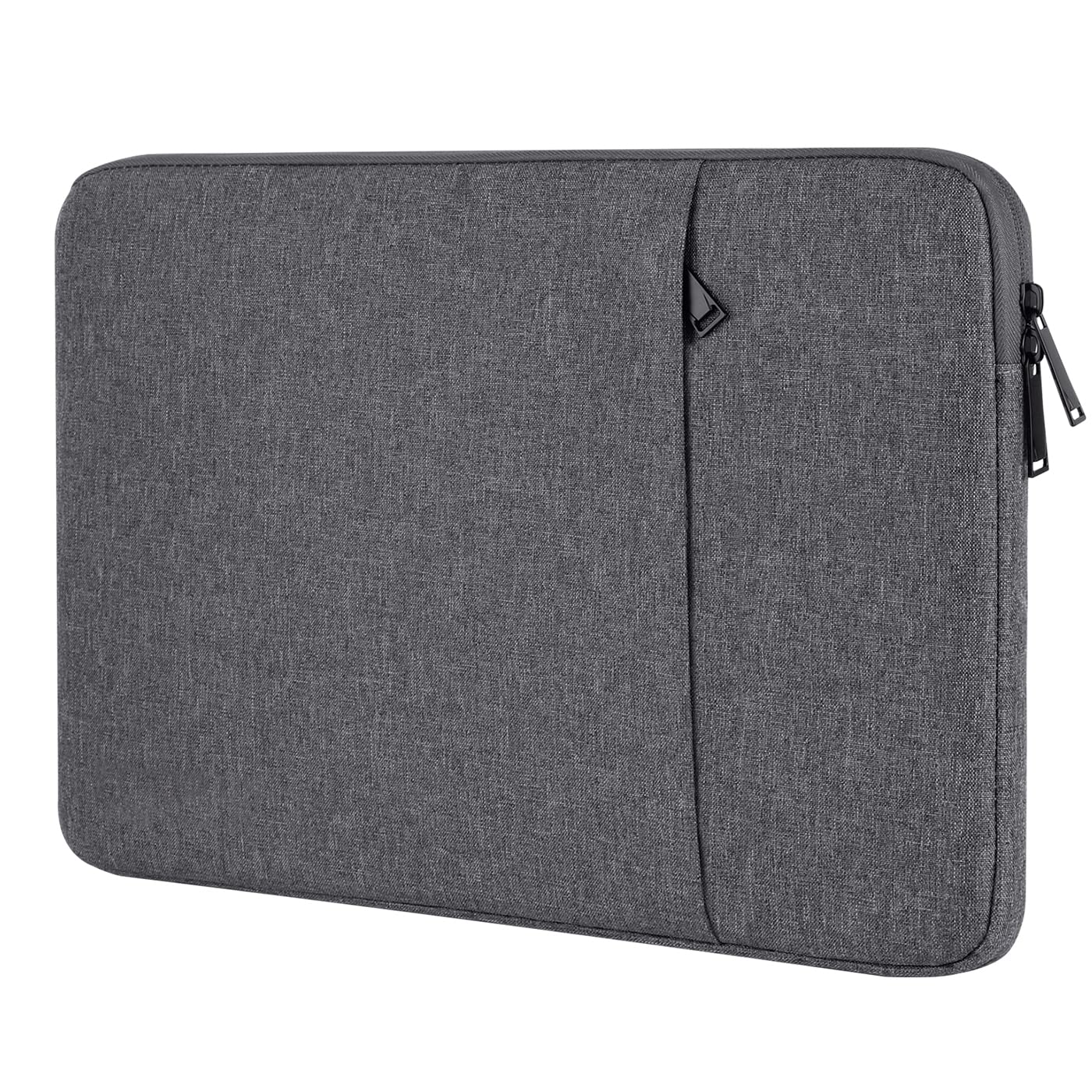 Boojarr 14-15.6 Inch Laptop Sleeve Case Compatible with 16 Inch New MacBook Pro/ 14 Inch MacBook Pro, 15" Surface Book, Notebook Waterproof Shockproof Computer Cover Bag, Dark Grey