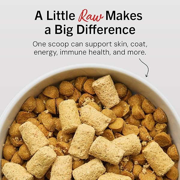 STELLA & CHEWY’S FREEZE-DRIED RAW CHICKEN MEAL MIXERS- DOG FOOD TOPPER AND MIXER – MADE WITH 95% CAGE-FREE CHICKEN, ORGANS & BONE – PERFECT FOR PICKY EATERS – GRAIN-FREE – 18OZ