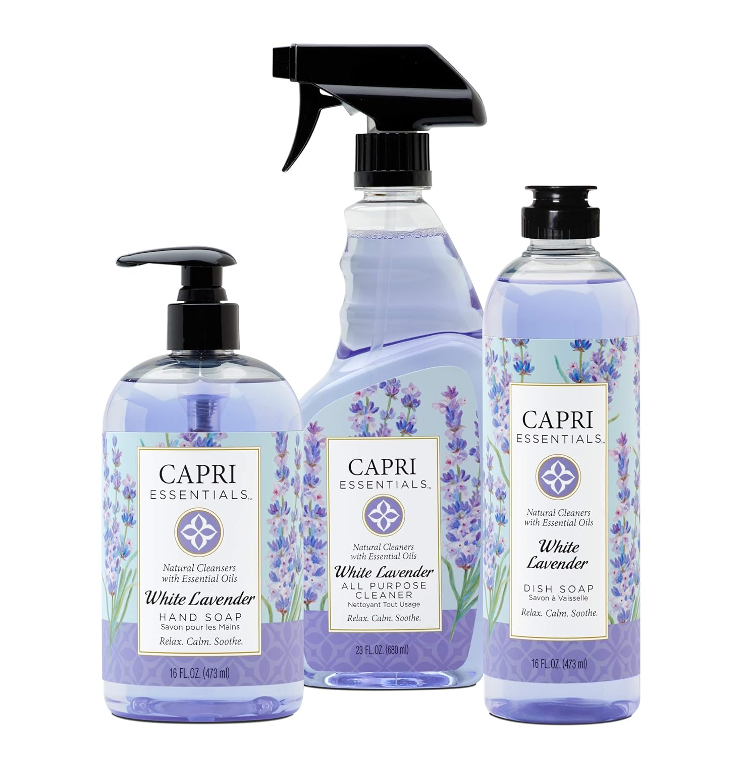 Capri Essentials White Lavendar Variety Pack 1 Hand Soap