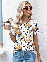 Kistore Womens Plus Size Short Sleeve Crew Neck