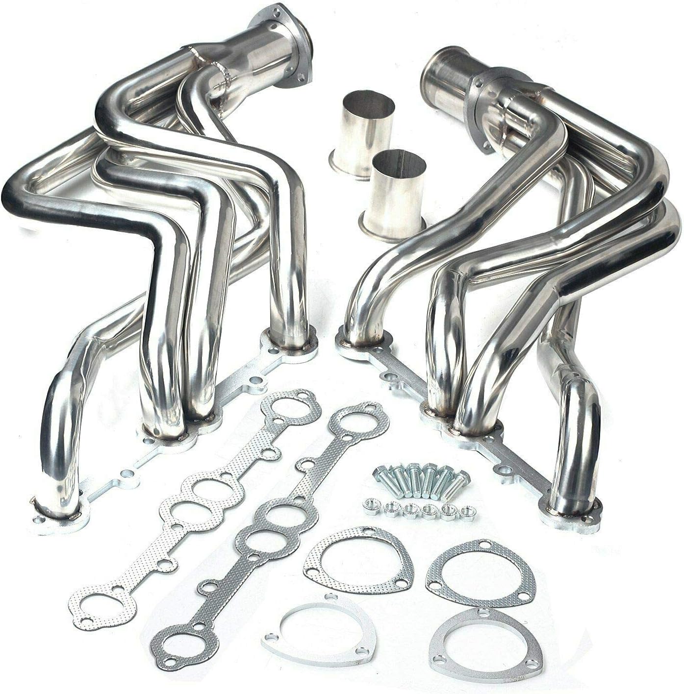 ayautoparts 1 5/8 Inch Small Block Chevy SBC Long Tube Headers