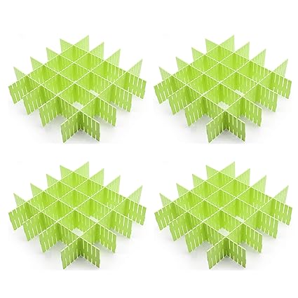 Croing 32 Pezzi Divisori Per Cassetti Fai Da Te Organizzatore Per Cassetti