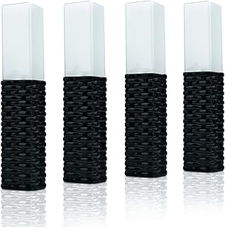 EASYmaxx Solar Rattanleuchten 4er Set