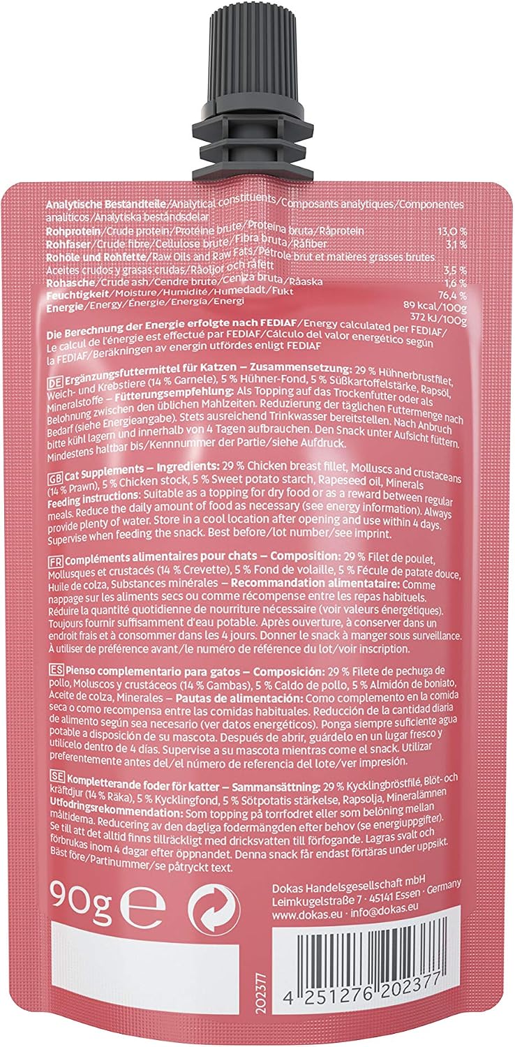 Dokas Chicken & Shrimp Snack Cream (12 x 90 g) - Image 3