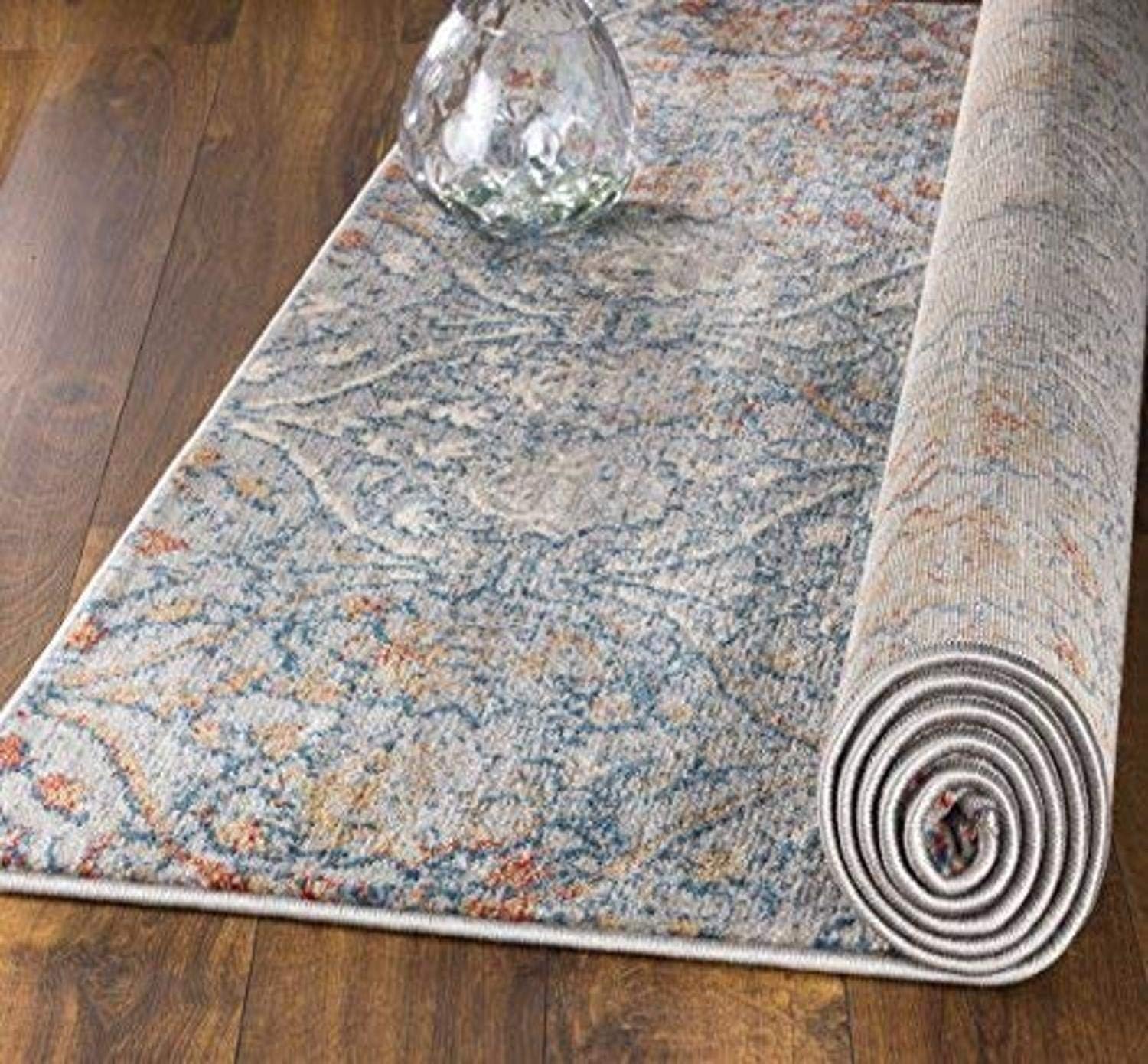 MADISON COLLECTION 409 Modern Abstract Trellis Area Rug Clearance Soft and Durable Pile. Size Option 2" x 7' Hallway Runner