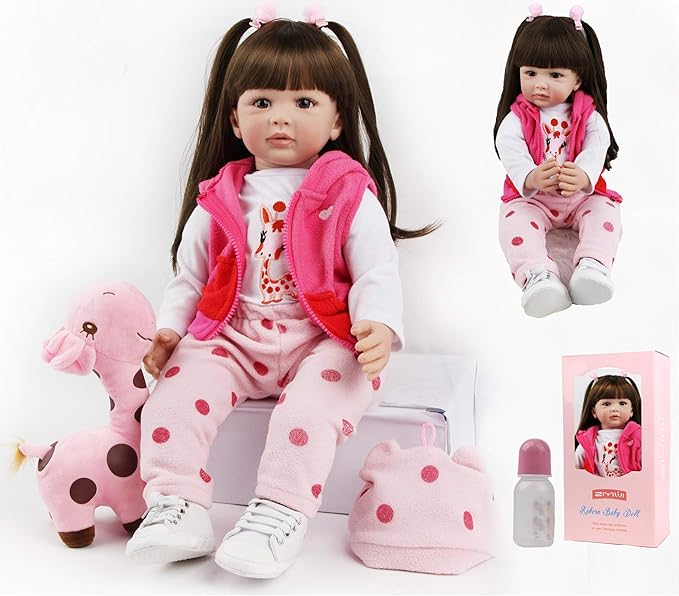 1 Ziyiui 18 Pouces 48cm Poupee Bebe Reborn Fille Silicone Souple Vinyle Vrai Vie Realiste Fait Main Nouveau Ne Jouet Sucette Aimantee Cadeaux De Noel Reborn Toddler Poupees Et Accessoires Jeux Et Jouets 1 Ziyiui 18 Pouces 48cm Poupee Bebe Reborn Fille Silicone Souple Vinyle Vrai Vie Realiste Fait Main Nouveau Ne Jouet Sucette Aimantee Cadeaux De Noel Reborn Toddler Poupees Et Accessoires Jeux Et Jouets