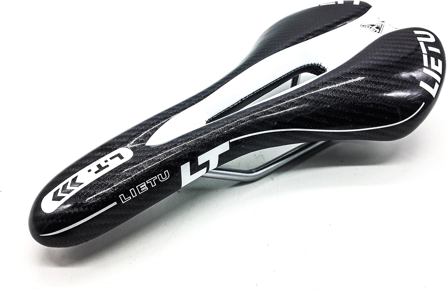 Willyn ZD15 Bicycle Saddle/Seat for Mountain Bike Touring Bike, Road Bike, City Bike, Black and White