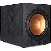 Klipsch Synergy Black Label Sub-120 12” Front-Firing Subwoofer with 200 Watts of continuous & 400 watts of Dynamic Power, and Digital Amplifier for Powerful Home Theater Bass in Black