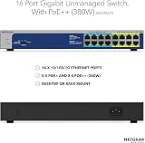 NETGEAR 16-Port Gigabit Unmanaged Ultra60 PoE++ Switch view 2