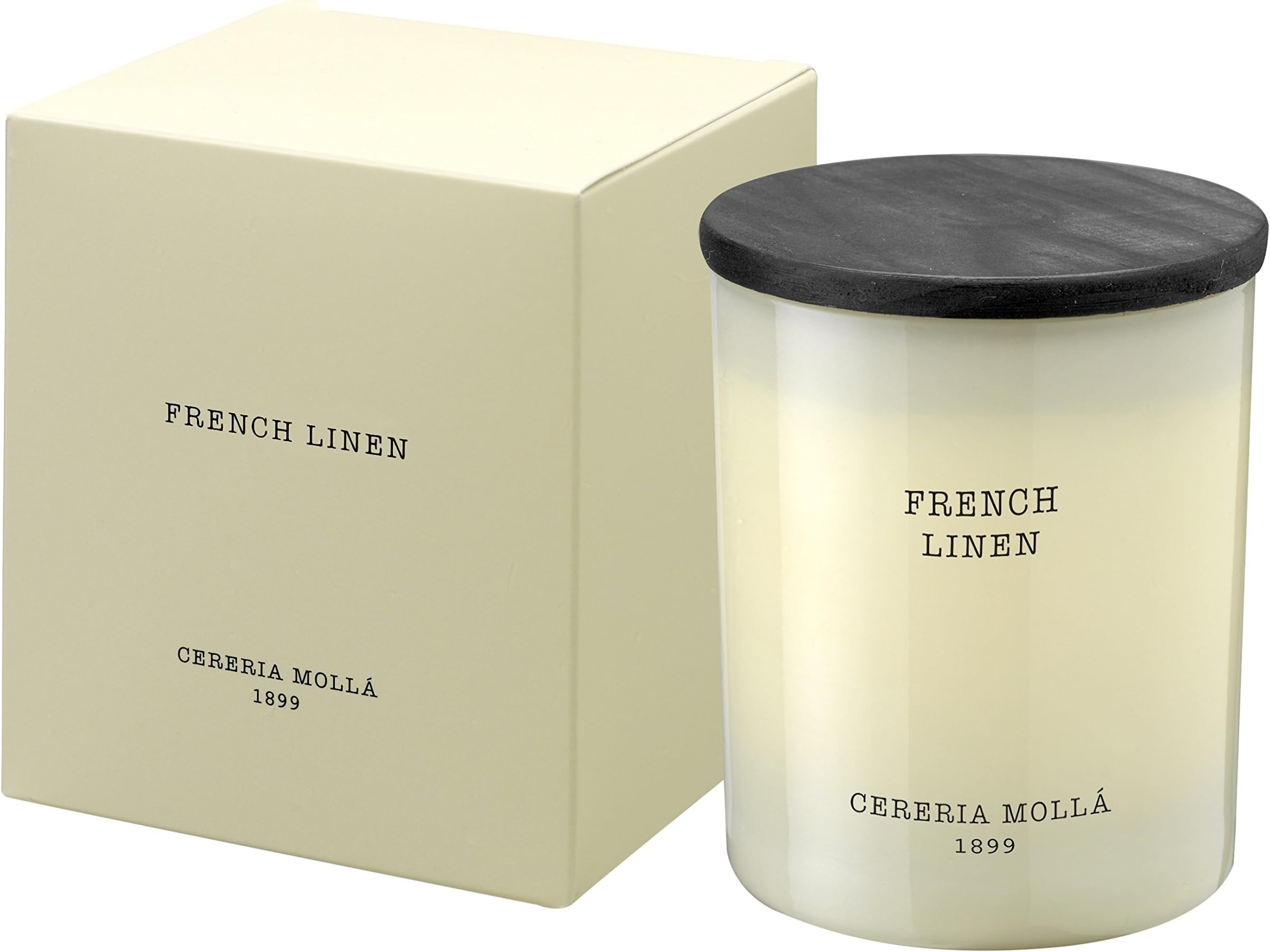 Cerería Mollá boutique-bougie Vegetable Wax Glass French Lavender Linen