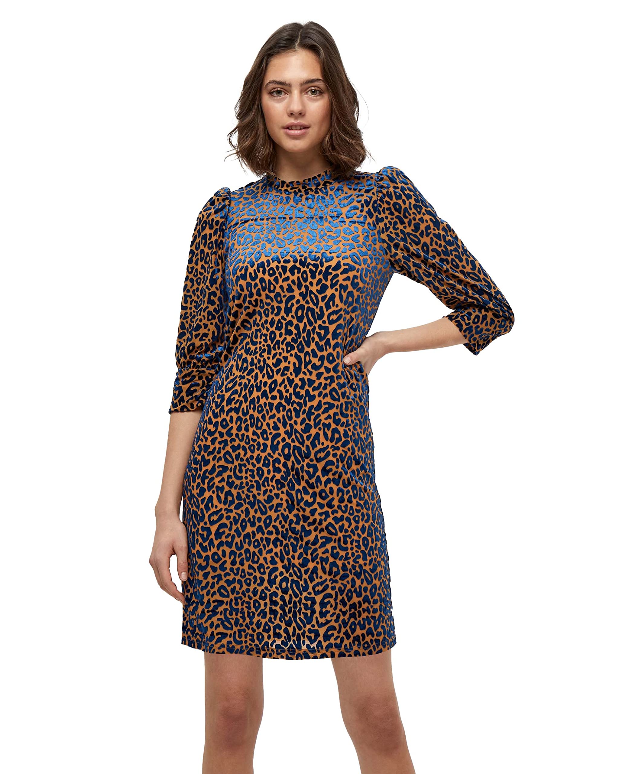 Desires Women's Jaqueline Short UK | Autumn Dresses | Size S, 5130P NEBULAS Blue Print, S