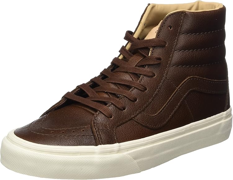 leather hi top vans