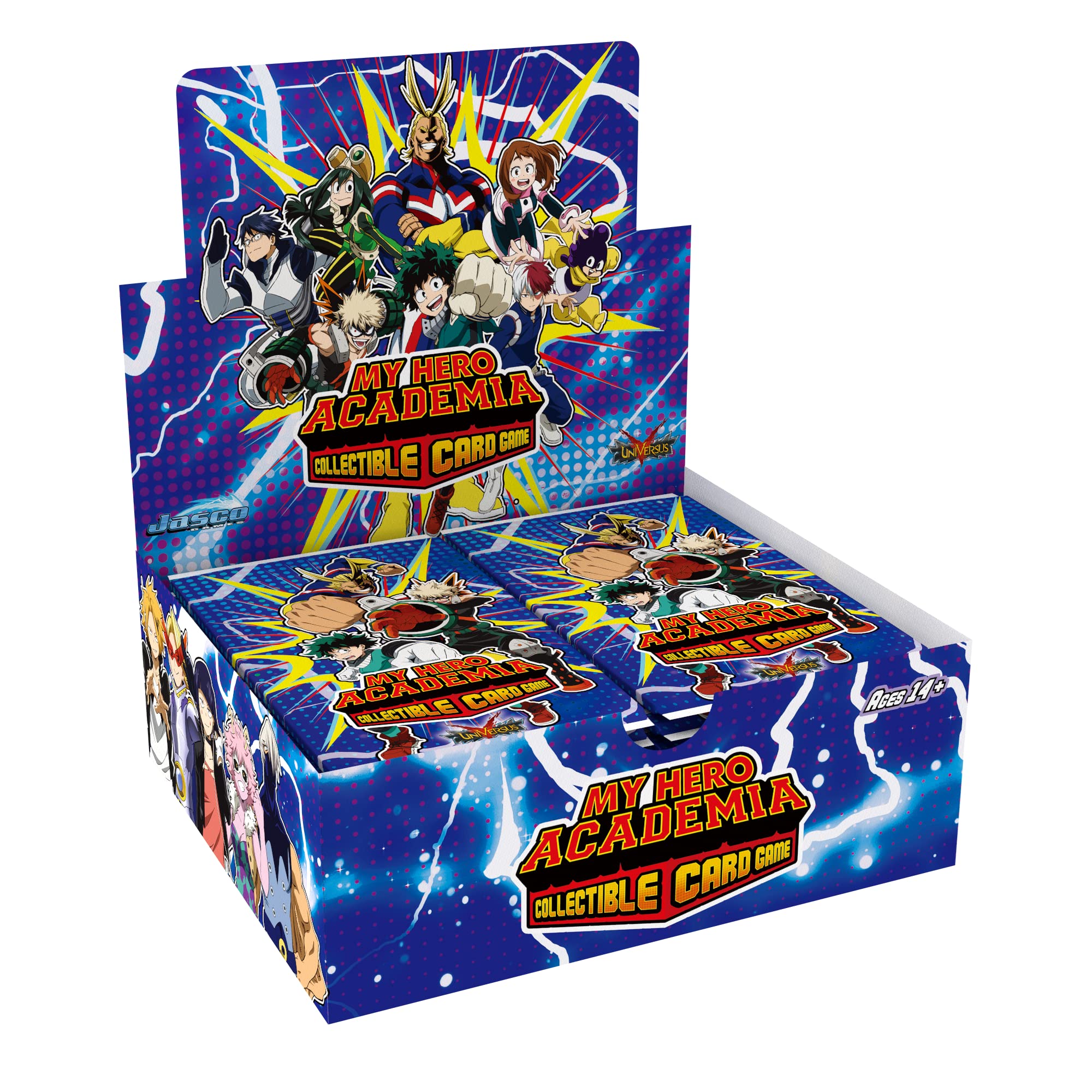Jasco My Hero Academia LCG Booster Box with Display of 24 Envelopes