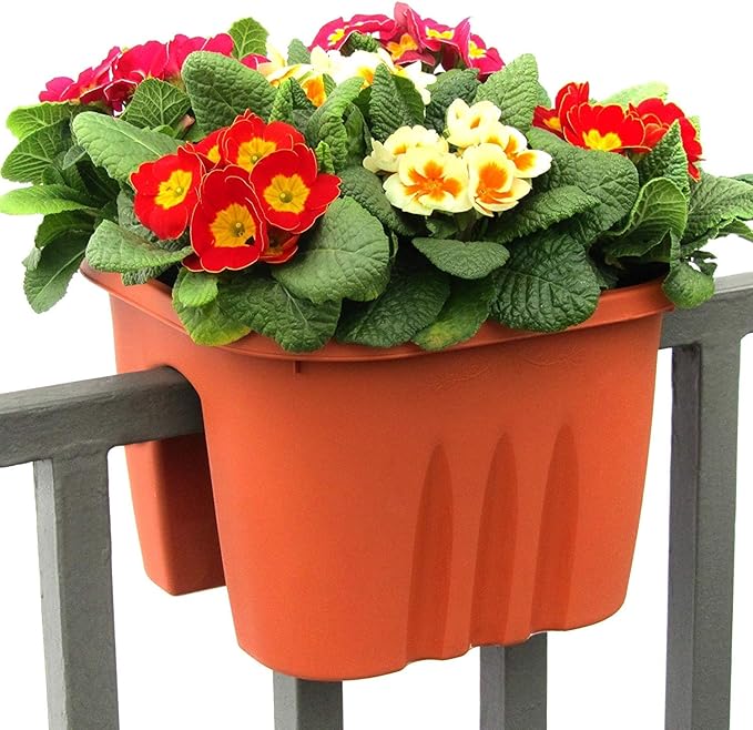 Balcony Planter Box Railing Flower Bridge Pot Porch Terrace Garden