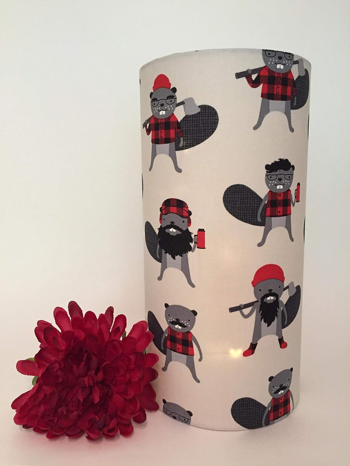 woodland animal nursery lamp