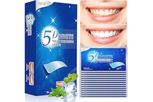 OETUIOW Teeth Whitening Strip Teeth Whitener - 28 Pcs White Strips for Teeth Whitening, Whitening Strips for Teeth Sensitive, Clean Teeth Safely, Stains Remover for Coffee, Wine, Tobacco (14 Treatments)