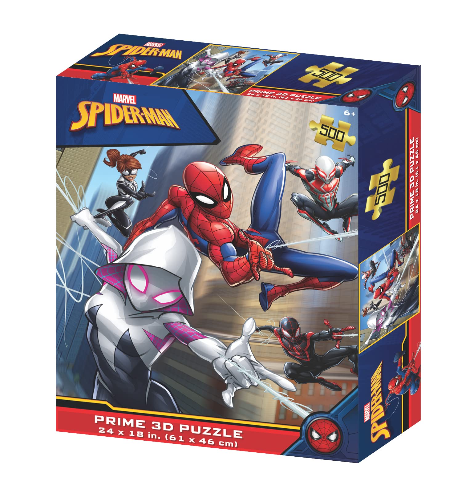 Marvel 3D Spiderman & Ghost 500 piece puzzle