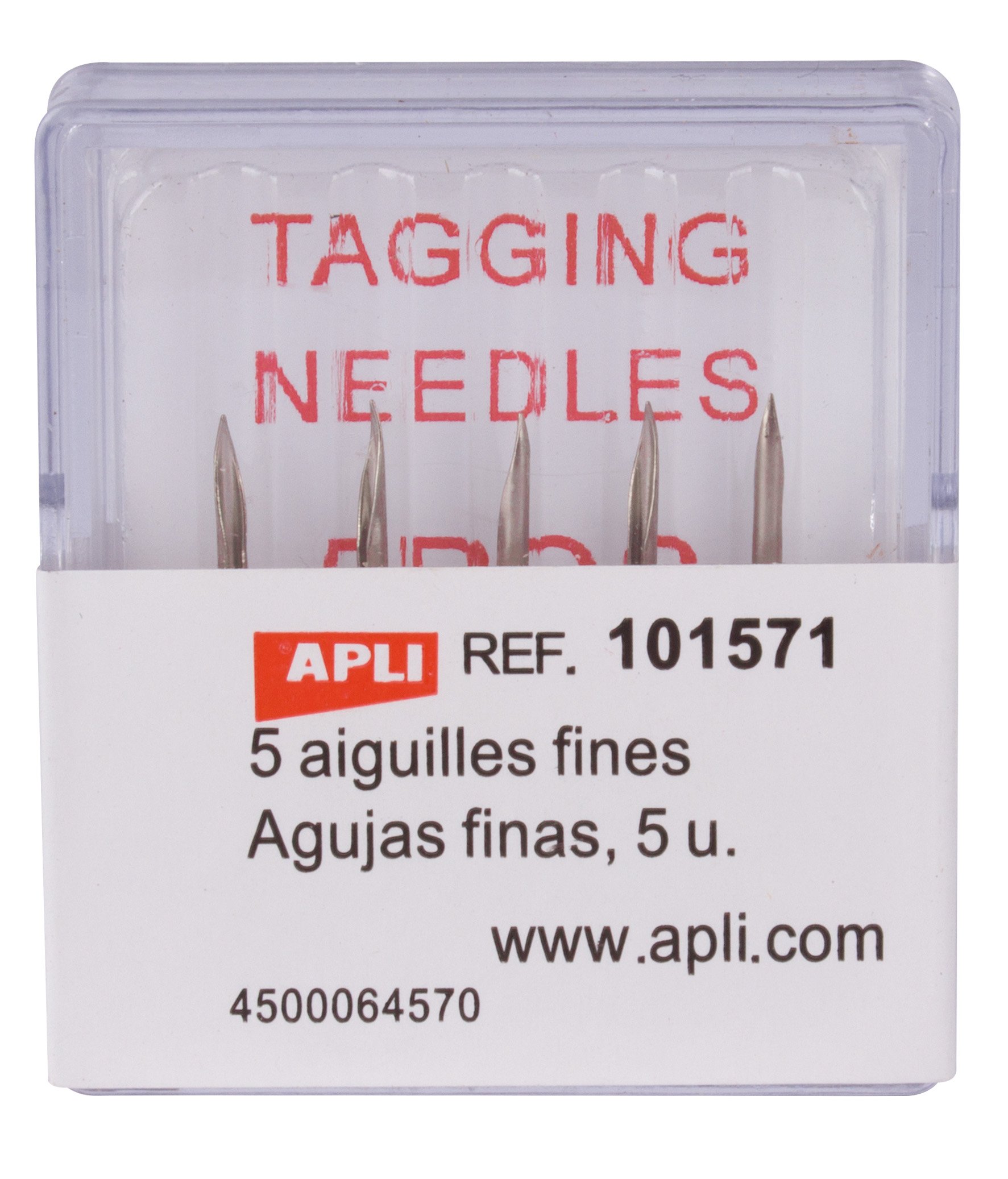 APLI 101571 - Pack of 5 fine needles for textile labeling machines