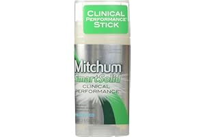 Mitchum Men Smart Solid Antiperspirant Deodorant, Unscented, 2.5oz.