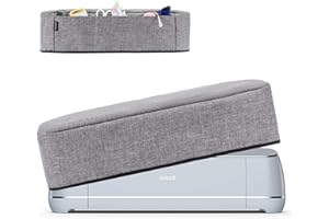 TRO&HOM Dust Cover Compatible with Cricut Maker 4, Explore 4,Cricut Maker 3,Cricut Maker, Explore 3, Explore Air 2, Machine Cover with Pockets for Cricut Accessories Suppliers Tools