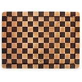 MACKENZIE-CHILDS Check Carving Board, Decorative Wooden Cutting Board, 13 Inches x 17 Inches