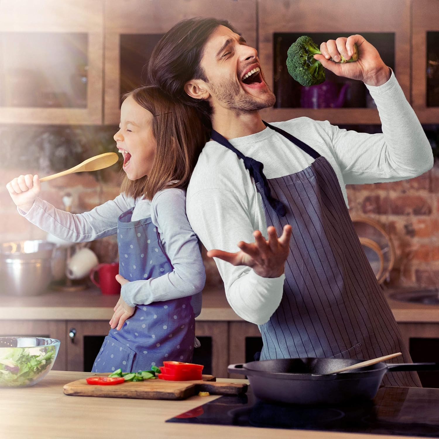 Cast Iron Skillet, 12" Inch / 30.48cm Frying Pan + Silicone Heat-Resistant Handle Cover Holder - Image 5