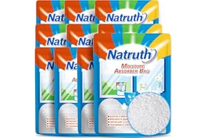 NATRUTH Moisture Absorbers 10 Packs Faster Absorption Standing bag -Innovative Upright Humidity Packs Effective Closet Dehumidifiers with Visible Water Level for Closets Laundry Rooms，Bathrooms