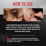 Ardell Beauty Stroke a Brow Feathering Pen - Dark Brown Eyebrow Makeup view 5