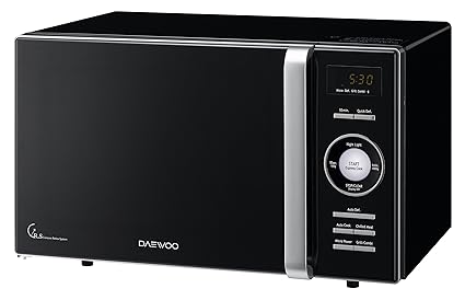 Daewoo KOG-8A6K Microondas, 23 litros, con Grill, Color Negro, 800 ...