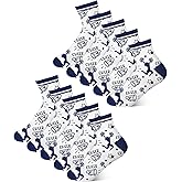 Maiteenly 24 Pairs Ankle Cheer Socks Cheerleading Team Cheerleader Socks for Women Girls Cheer Accessories Gifts