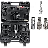 DAYUAN 28Pcs Pneumatic Diesel Injector Puller, Injector Puller Tool Kit | Air Vibration Injector Removal Tool, Seized Injector Removal, Compatible With Bosch Delphi Siemens Injectors, 20-30Nm Torque