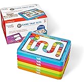 hand2mind Little Minds at Work Game Tray Set by Tara West, Includes Reading & Math Preschool Learning Activities, Science of Reading Manipulatives, Math Games for Kids, Teacher Supplies for Classroom
