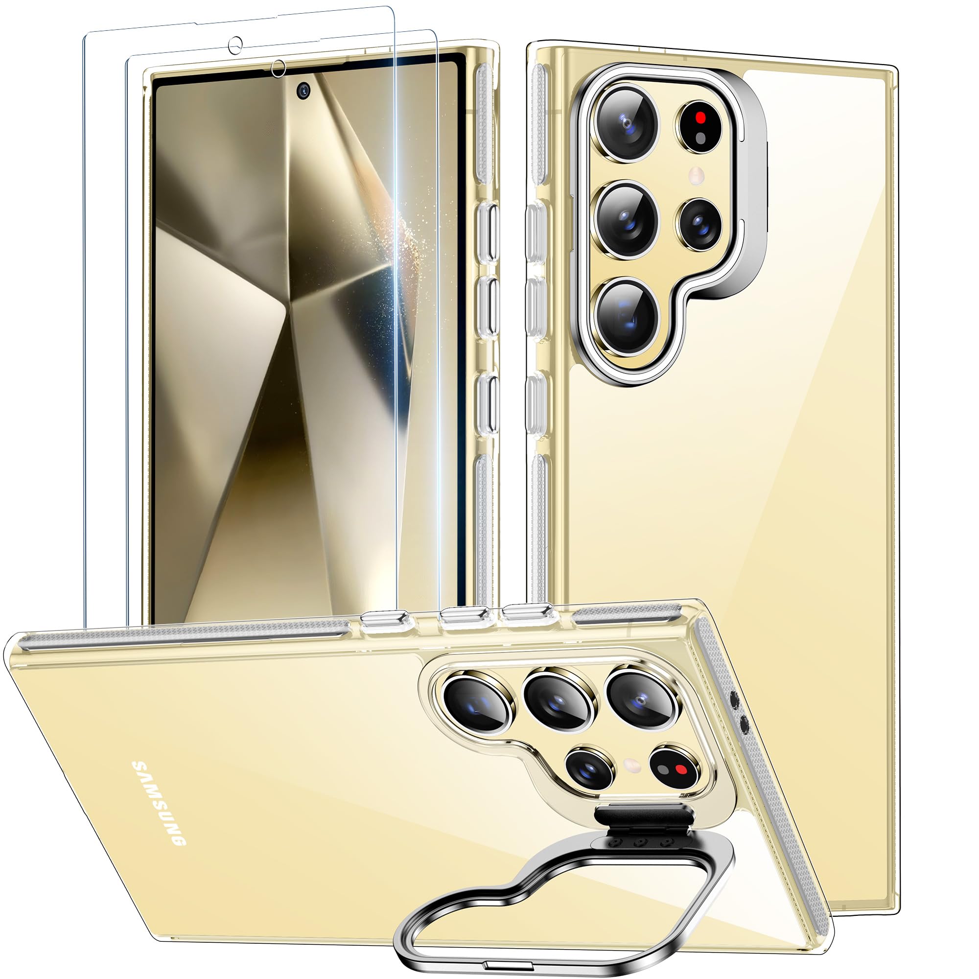 Temdan Designed for Samsung Galaxy S24 Ultra Case