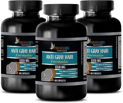 Amazon Com Anti Gray Hair Supplements Anti Gray Hair Formula