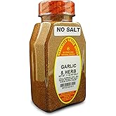 Marshalls Creek Kosher Spices, (st07), GARLIC AND HERB SEASONING NO SALT 11 oz