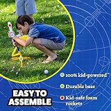 Stomp Rocket Jr Glow Rocket Launcher 4 Foam Rockets STEM Toy Ages 3+ Year Round view 6