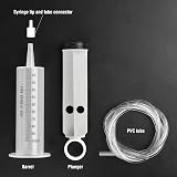 Hyber&Cara 100ml Syringe with 100cm Tube Large Plastic Measuring Syringe view 2
