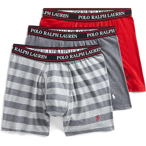 POLO RALPH LAUREN 5 Pack Classic Fit Cotton Boxer Briefs 2 Andover