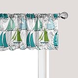 Ambesonne Nautical Window Valance Pack of